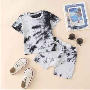 NWT 12M-2T 2PC tie dye set